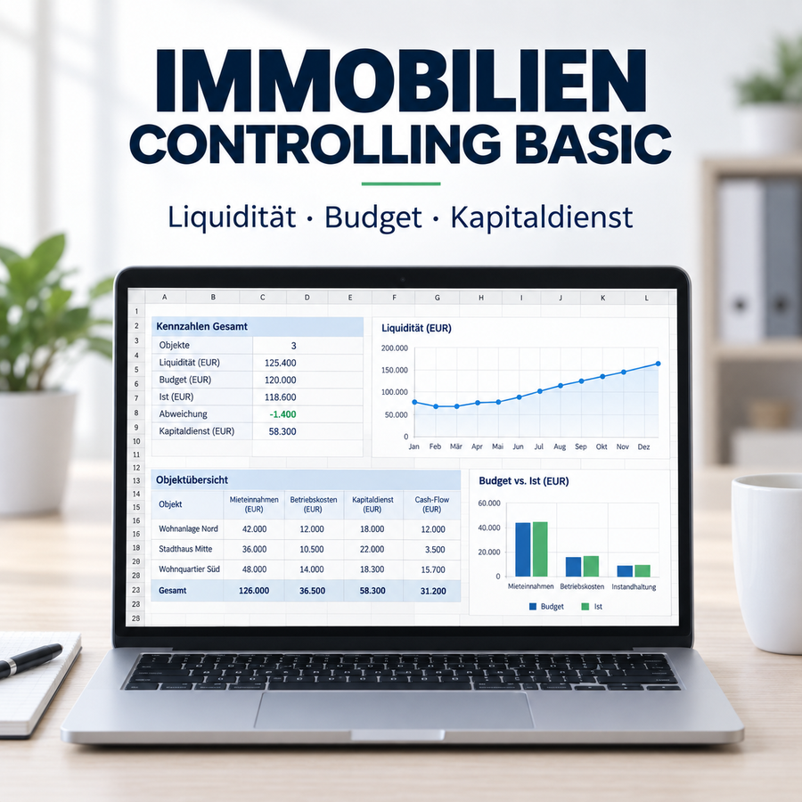 Immobiliencontrolling mit Excel – Basic