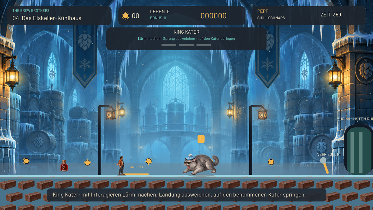 King Kater im Eiskeller – Bossarena aus The Brew Brothers 0.2.